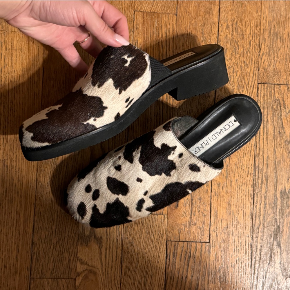 Brand New, Never Worn Donald J Pliner Ponyhair Mule Clogs